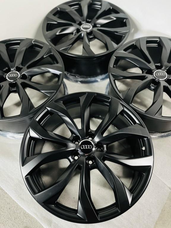 20″ Audi A6 / S6 OEM velgen Zwart Satin Nieuwstaat in Olten - Bild 2