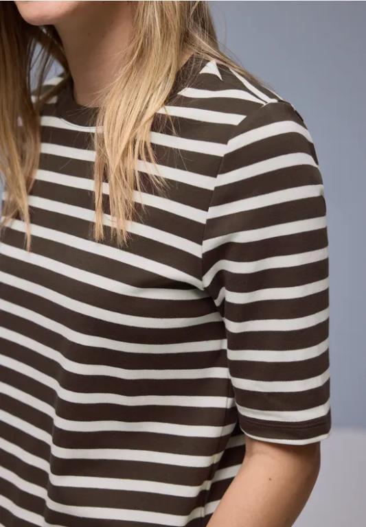Kurzarm T-Shirt mit Streifenmuster in Dulliken - Bild 1