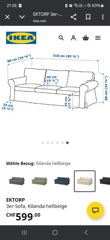 GRATIS SOFÁ IKEA in Thun - Bild 2