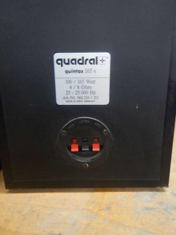 QUADRAL 165 s Top Revidiert Standlautsprecher Boxen paar Black in Urdorf - Bild 6