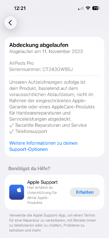 Apple AirPods Pro 2 (Lightning) einwandfrei in Hombrechtikon - Bild 5