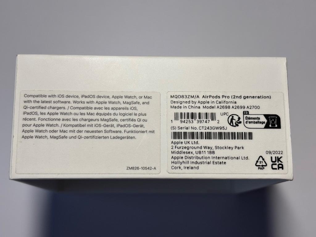 Apple AirPods Pro 2 (Lightning) einwandfrei in Hombrechtikon - Bild 3