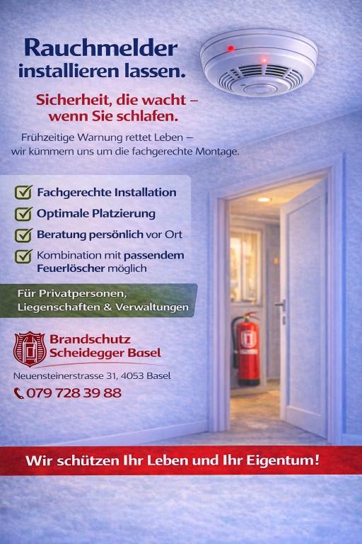 Rauchmelder installieren lassen! in Basel - Bild 1