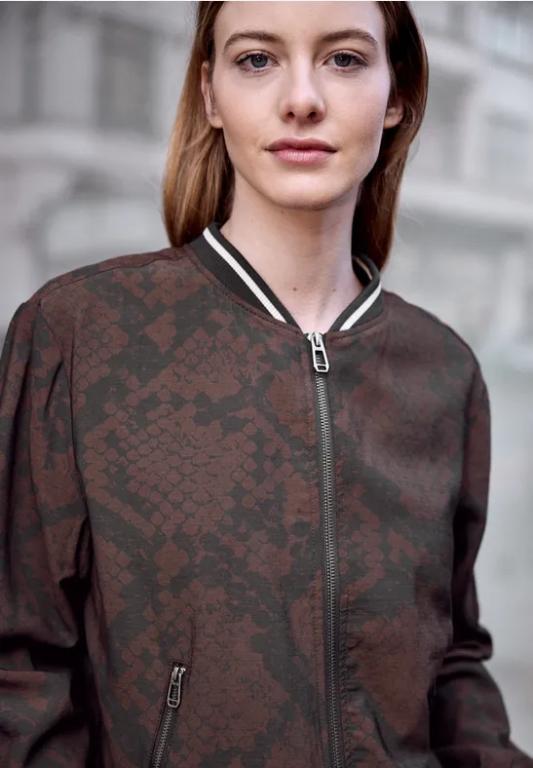 Blouson mit Animal Print und Zipper in Aesch - Bild 1