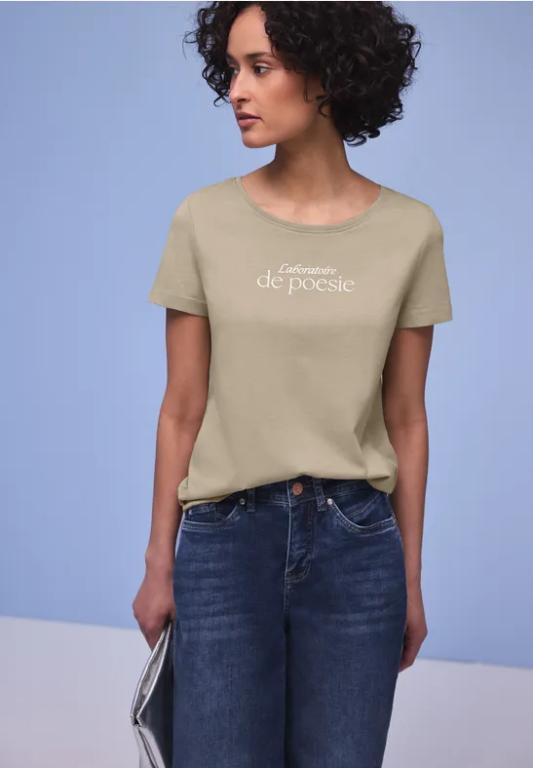Kurzarm Shirt mit Folien-Wording in Urdorf - Bild 1