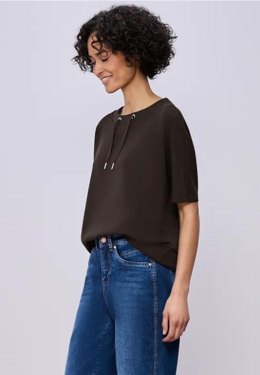 Dropped Shoulder Shirt im Silk-Look in Urdorf - Bild 1