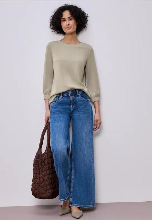 3/4-Arm Shirt im Silk-Look in Aesch - Bild 1