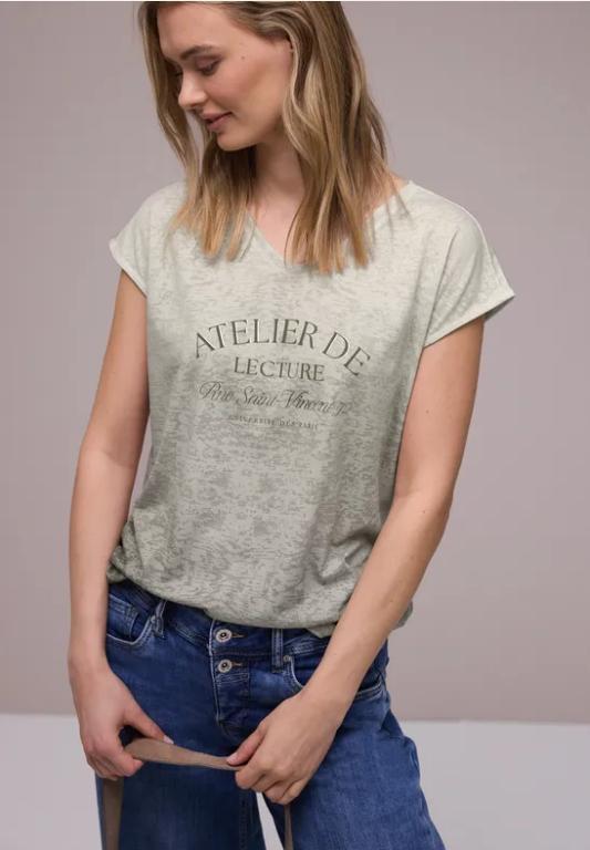 Dropped Shoulder Shirt im Ausbrenner-Look in Landquart - Bild 1