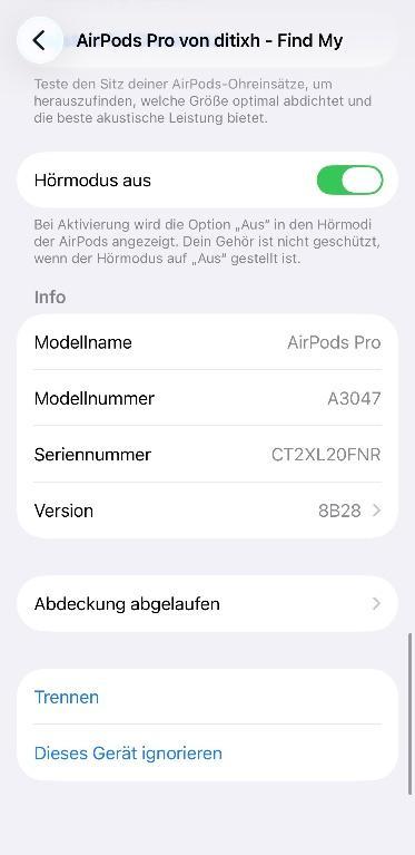 AirPods Pro (2. Generation) USB-C – Top Zustand, komplett mit OV in Hombrechtikon - Bild 4