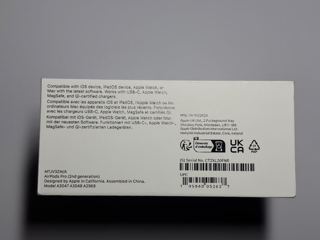 AirPods Pro (2. Generation) USB-C – Top Zustand, komplett mit OV in Hombrechtikon - Bild 3