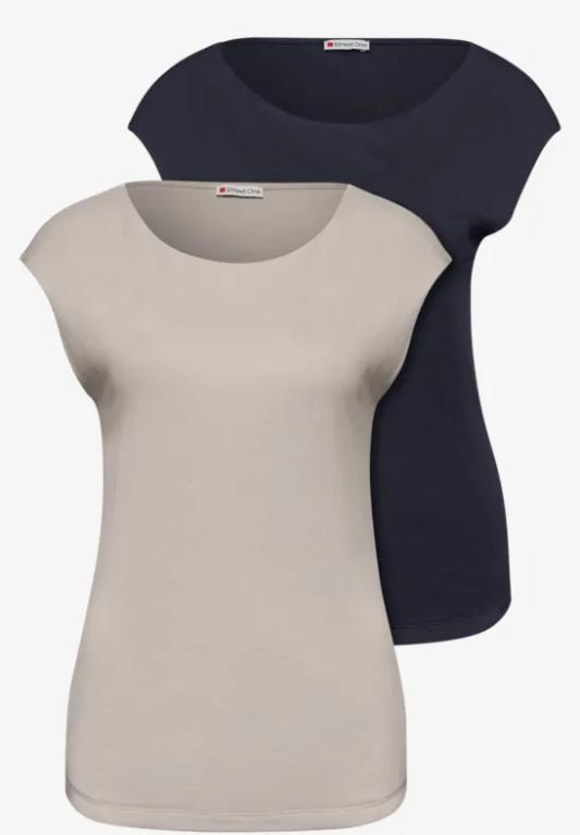 Basic Shirt mit Boatneck im 2er-Pack in Solothurn - Bild 1