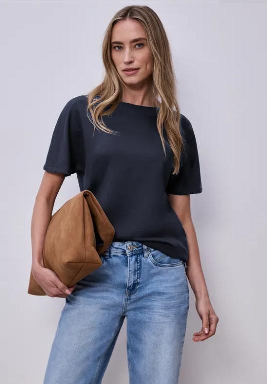 Dropped Shoulder Shirt mit Rippdetail in St. Gallen - Bild 1
