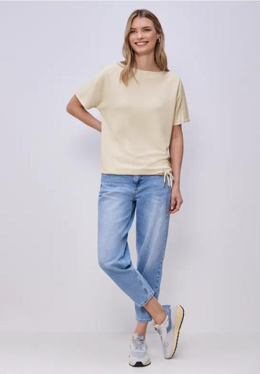 Dropped Shoulder Shirt mit Rippdetail in Thun - Bild 1