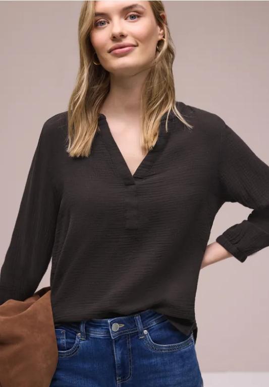 3/4-Arm Bluse in Musselinqualität in der Schweiz - Bild 1