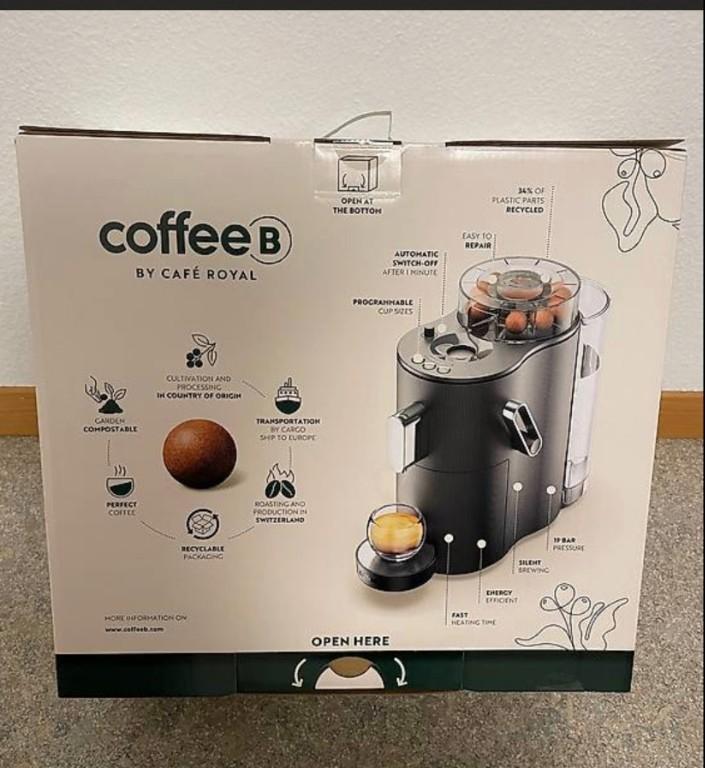 Coffee B Kaffeemaschine garantiert neuwertig schwarz in Dulliken - Bild 2