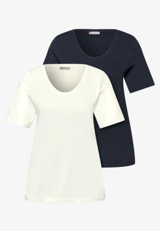 Basic T-Shirt mit Kurzarm im 2er-Pack in Chur - Bild 1