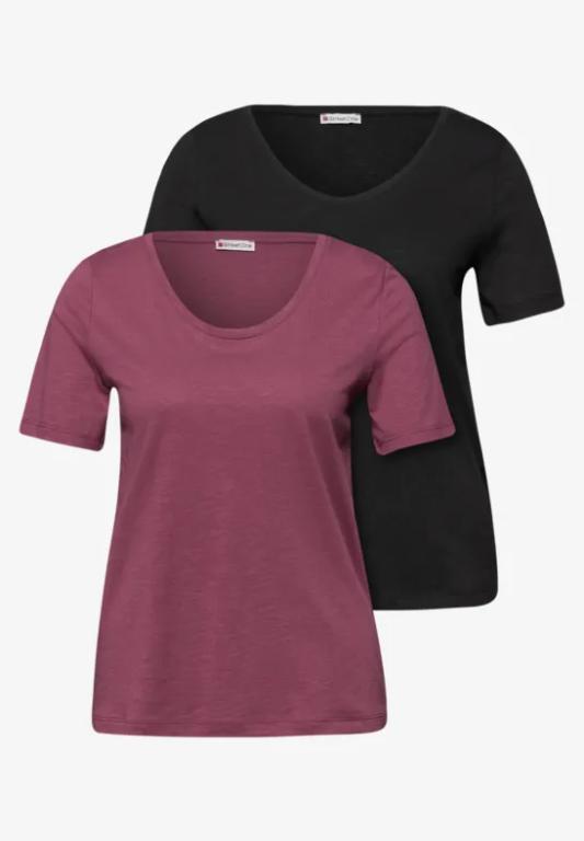 Basic T-Shirt mit Kurzarm im 2er-Pack in Dulliken - Bild 1