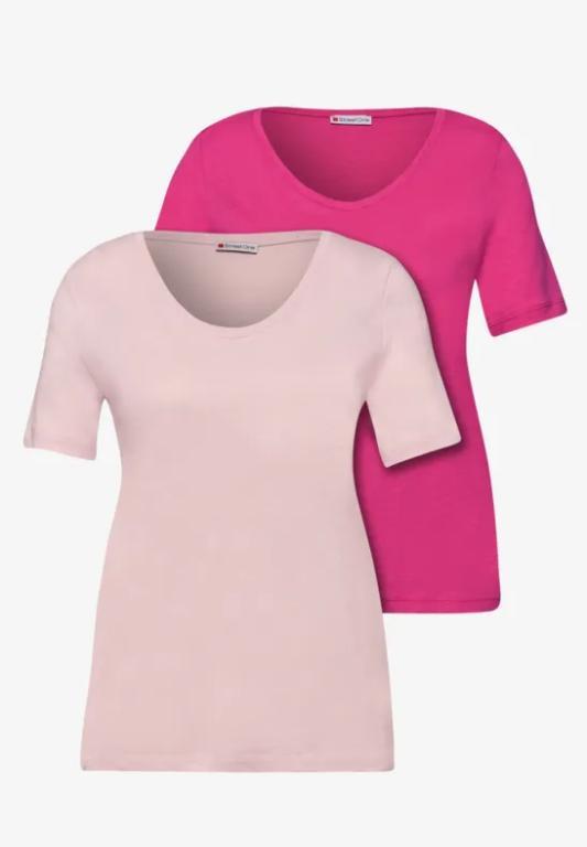 Basic T-Shirt mit Kurzarm im 2er-Pack in Chur - Bild 1
