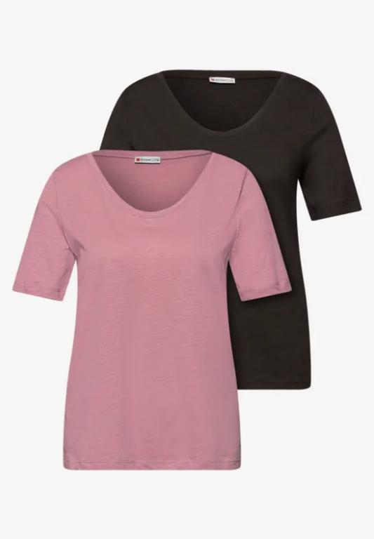 Basic T-Shirt mit Kurzarm im 2er-Pack in Dulliken - Bild 1