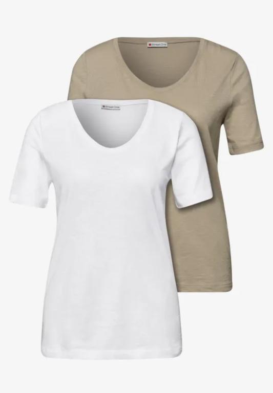 Basic T-Shirt mit Kurzarm im 2er-Pack in St. Gallen - Bild 1