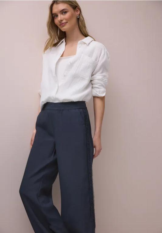 Wide Leg Hose mit Crochet Tape in Willisau - Bild 1