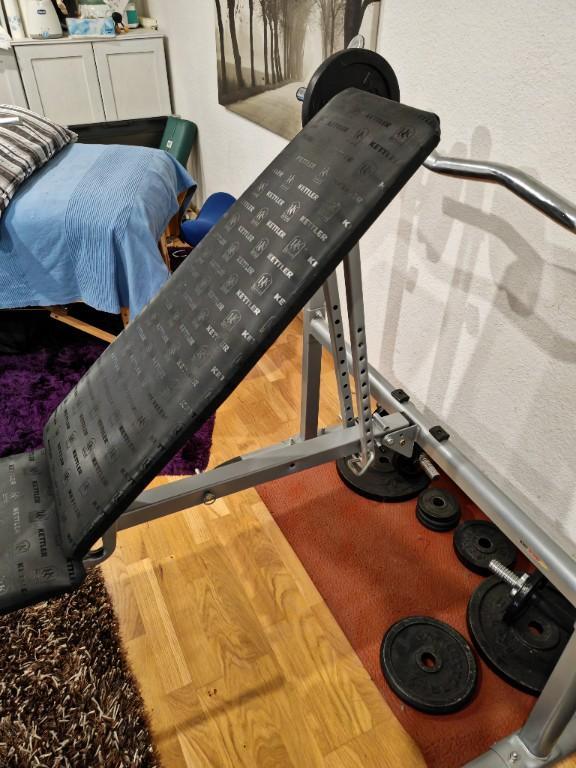 Kettler Hantelbank und Zubehör in Zofingen - Bild 4