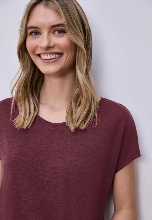 Dropped Shoulder Shirt im Leinen-Look in St. Gallen - Bild 1