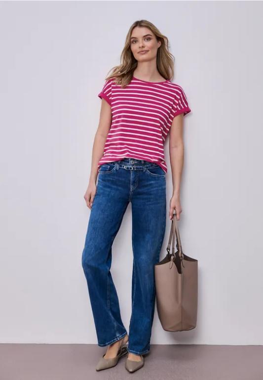 Dropped Shoulder T-Shirt mit Streifen in Urdorf - Bild 1