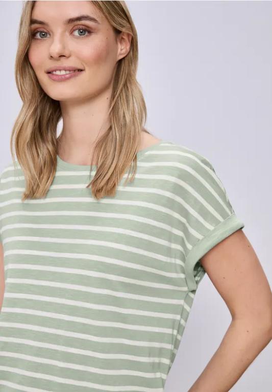 Dropped Shoulder T-Shirt mit Streifen in Frauenfeld - Bild 1