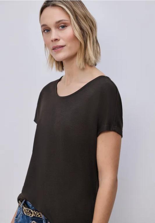 Dropped Shoulder Shirt im Leinen-Look in Bern - Bild 1
