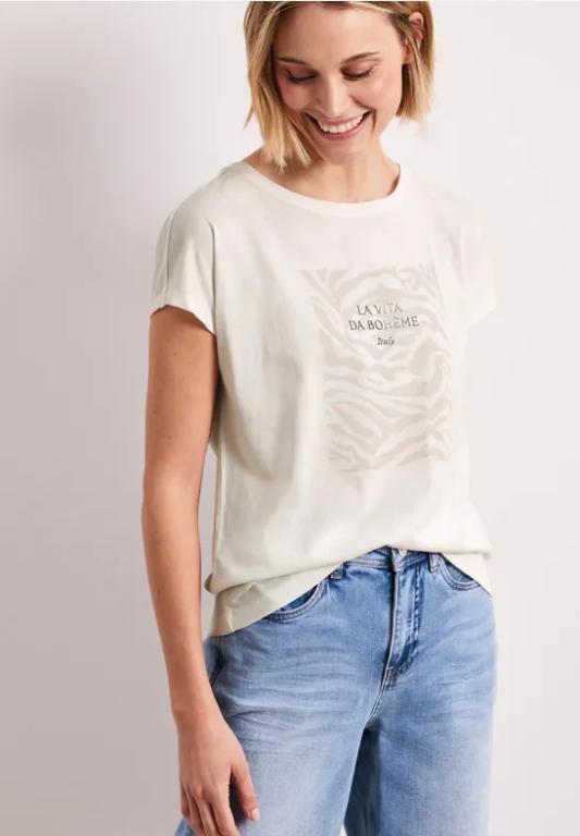 Dropped Shoulder Shirt mit Frontprint in Bern - Bild 1