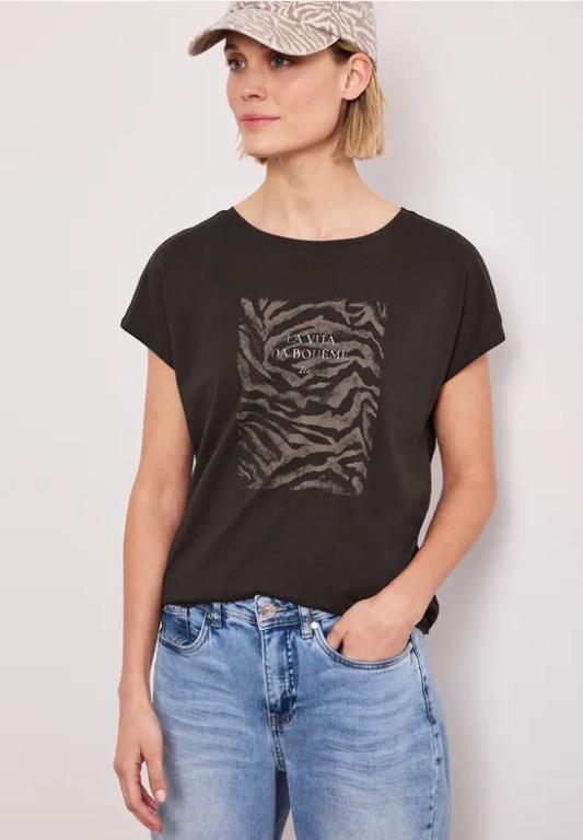 Dropped Shoulder Shirt mit Frontprint in Bern - Bild 1