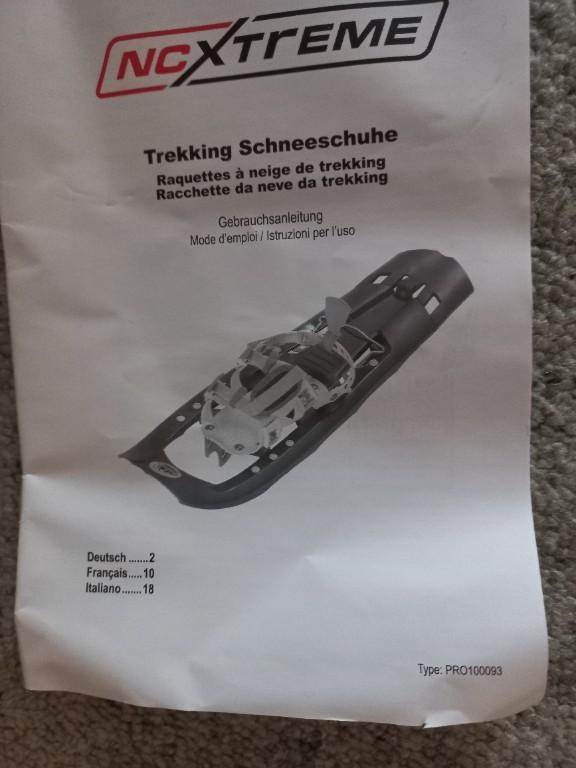 1 Paar Trekking Schneeschuhe NCXTREME, neu in Wald - Bild 4