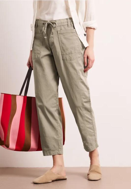 Barrel Leg Hose aus Twill-Ware in Luzern - Bild 1