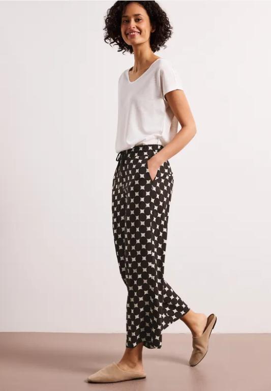 High Waist Wide Leg Hose mit Print in Solothurn - Bild 1