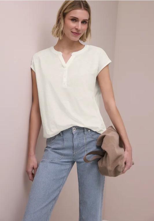 Dropped Shoulder Shirt mit Split Neck in St. Gallen - Bild 1