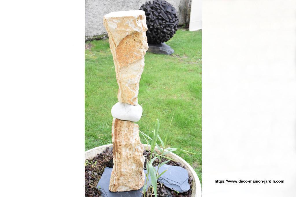 Sculpture en Travertin et Marbre - Décoration Maison - Statue in der Schweiz - Bild 1