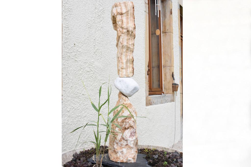 Sculpture en Travertin et Marbre - Décoration Maison - Statue in der Schweiz - Bild 2