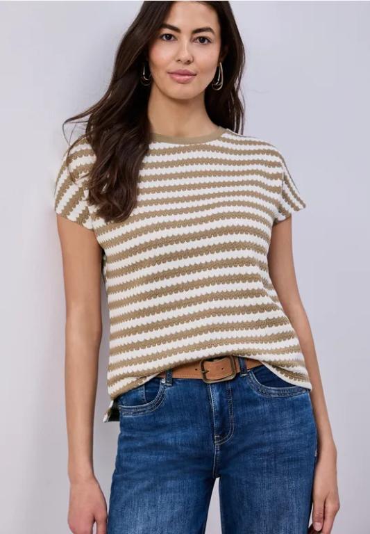 Dropped Shoulder Shirt mit Streifen in Bern - Bild 1