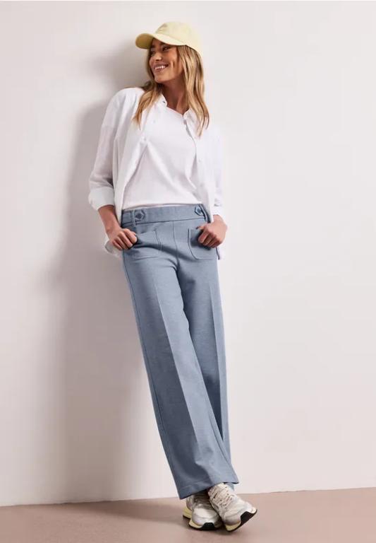 Wide Leg Hose mit Knopfdetails in Zürich - Bild 1
