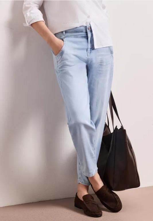 High Waist Barrel Leg Jeans im Loose Fit in Bern - Bild 1
