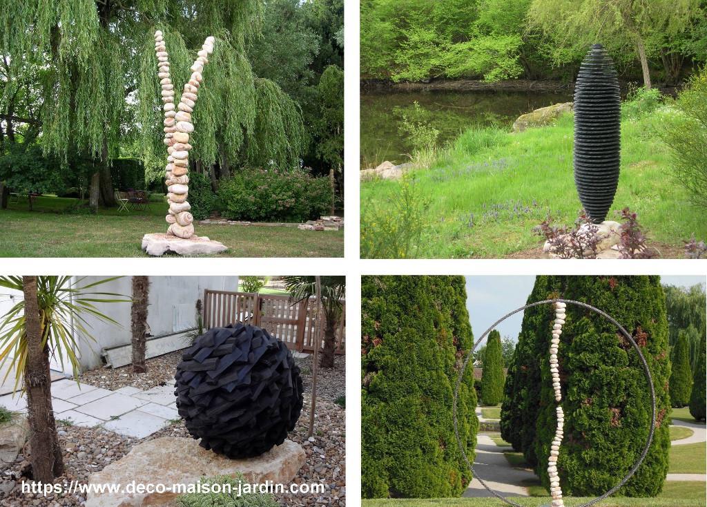 Skulptur für die Gartengestaltung – Gartenfigur – Stein, Metall, in der Schweiz - Bild 1