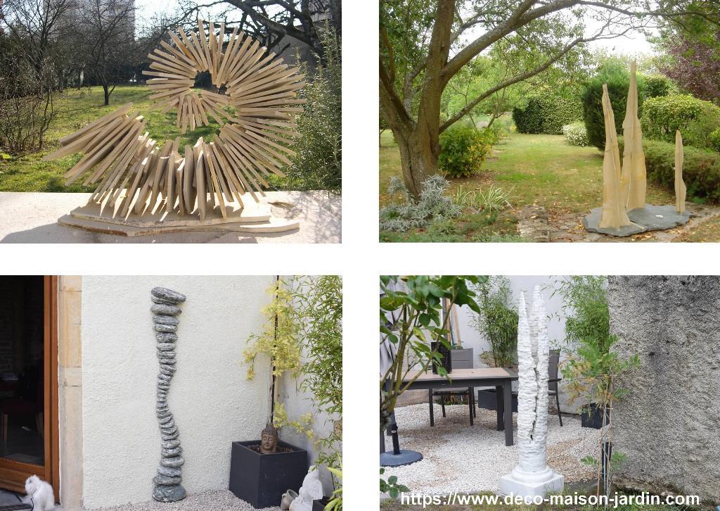Skulptur für die Gartengestaltung – Gartenfigur – Stein, Metall, in der Schweiz - Bild 3