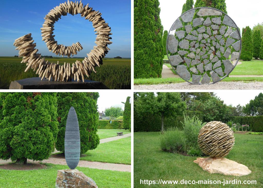 Skulptur für die Gartengestaltung – Gartenfigur – Stein, Metall, in der Schweiz - Bild 4