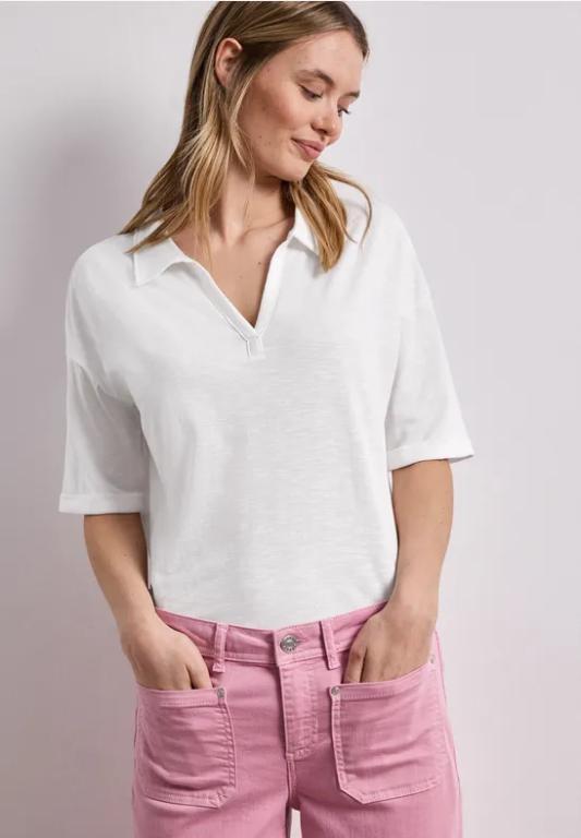 Kurzarm Poloshirt aus Jersey in Bern - Bild 1