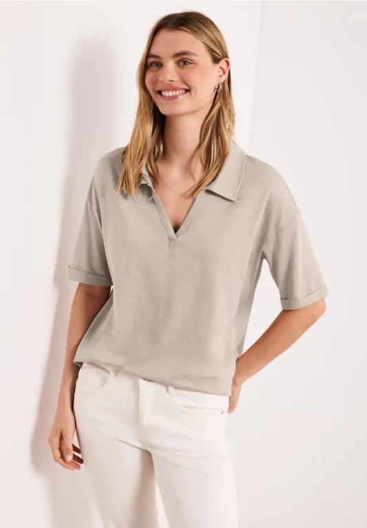 Kurzarm Poloshirt aus Jersey in Bern - Bild 1