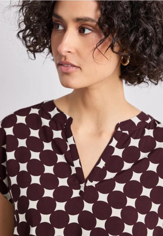 Dropped Shoulder Bluse mit Split Neck in Frauenfeld - Bild 1