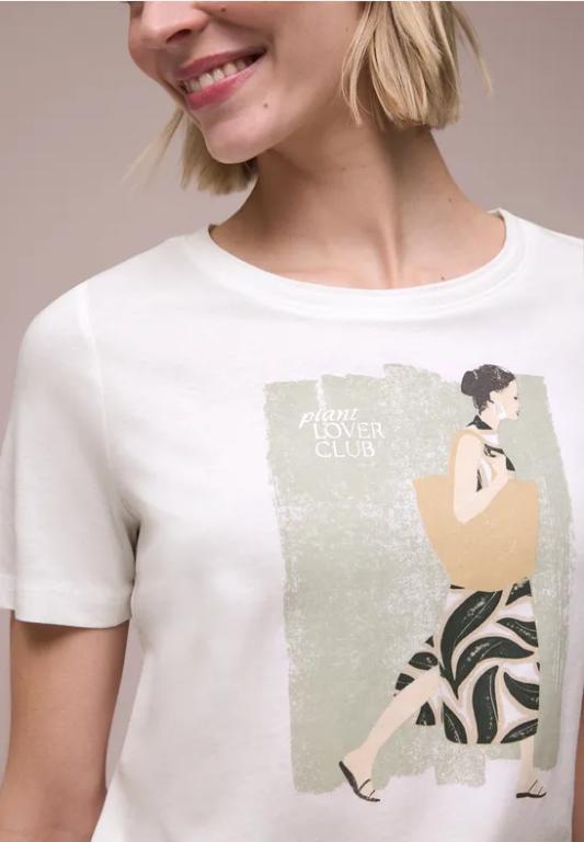 T-Shirt mit Rundhals und Artwork in Willisau - Bild 1