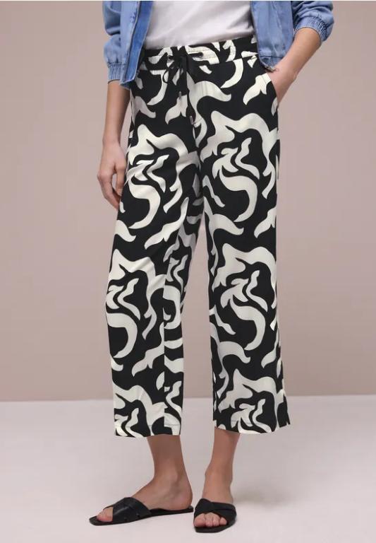 High Waist Wide Leg Hose mit Print in Dulliken - Bild 1