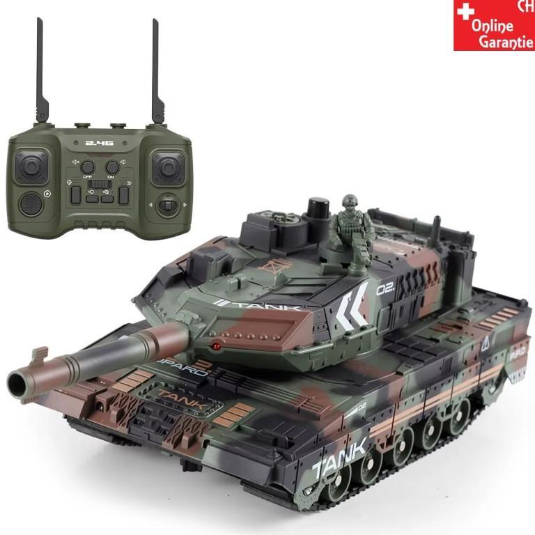 Brandneuer RC Panzer 1 24 Action pur im Garten und Wohnzimmer! in Brig - Bild 1